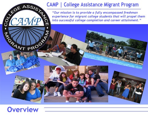 CAMP - College Assistance Migrant Program CAMP - College Assistance Migrant Program