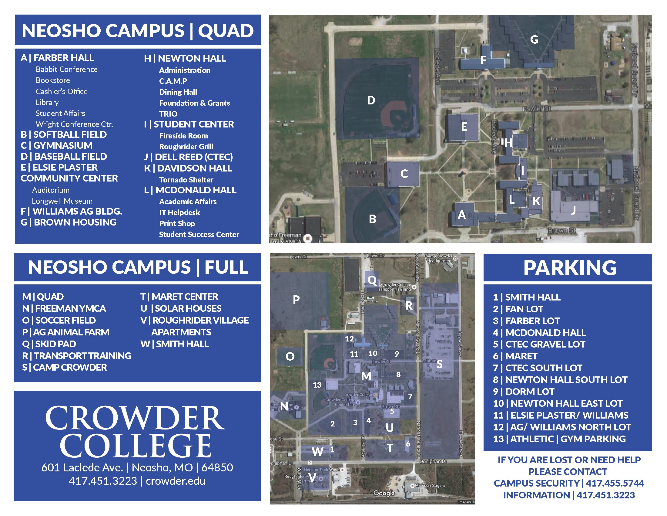 Missouri State University Campus Map Map