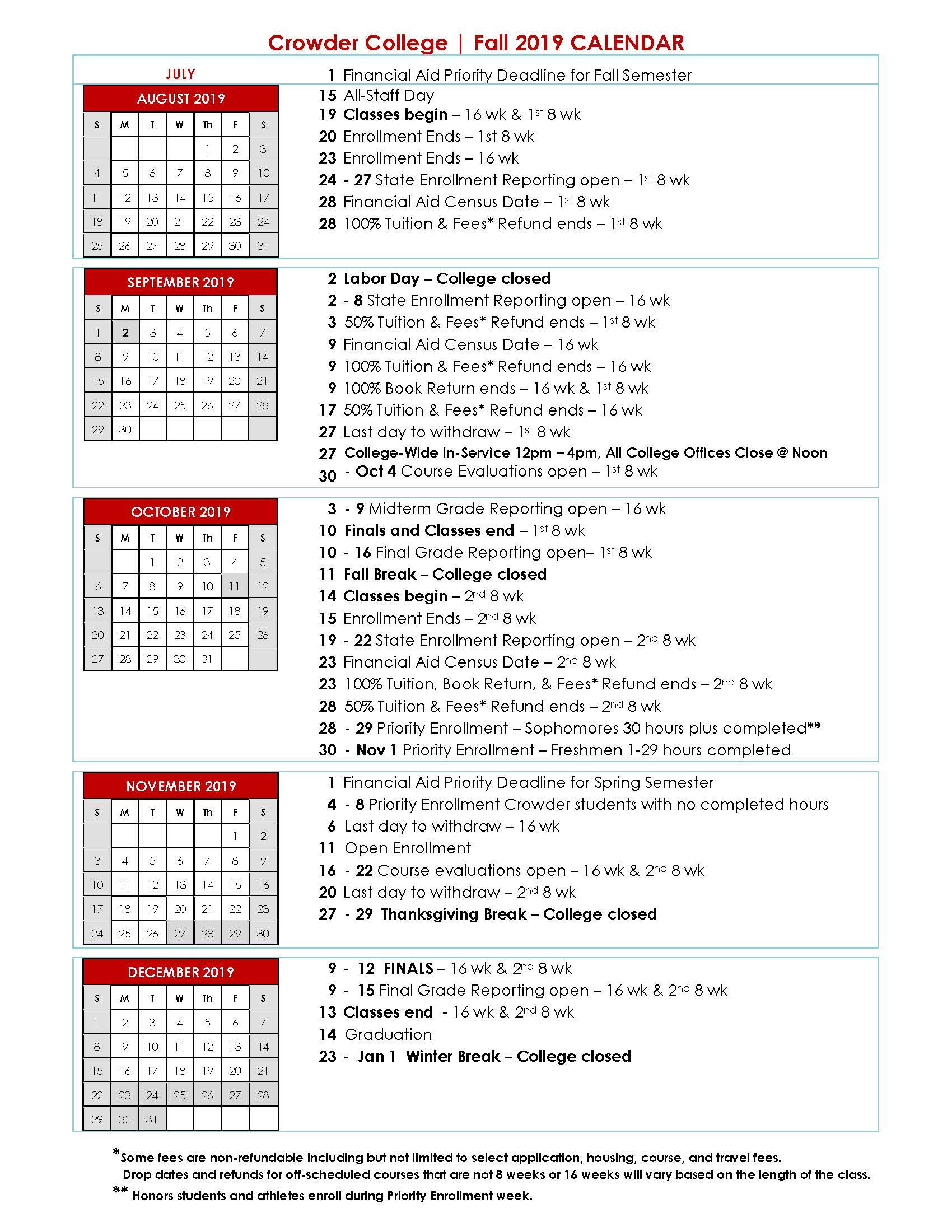 University Of Montana Academic Calendar Time Table