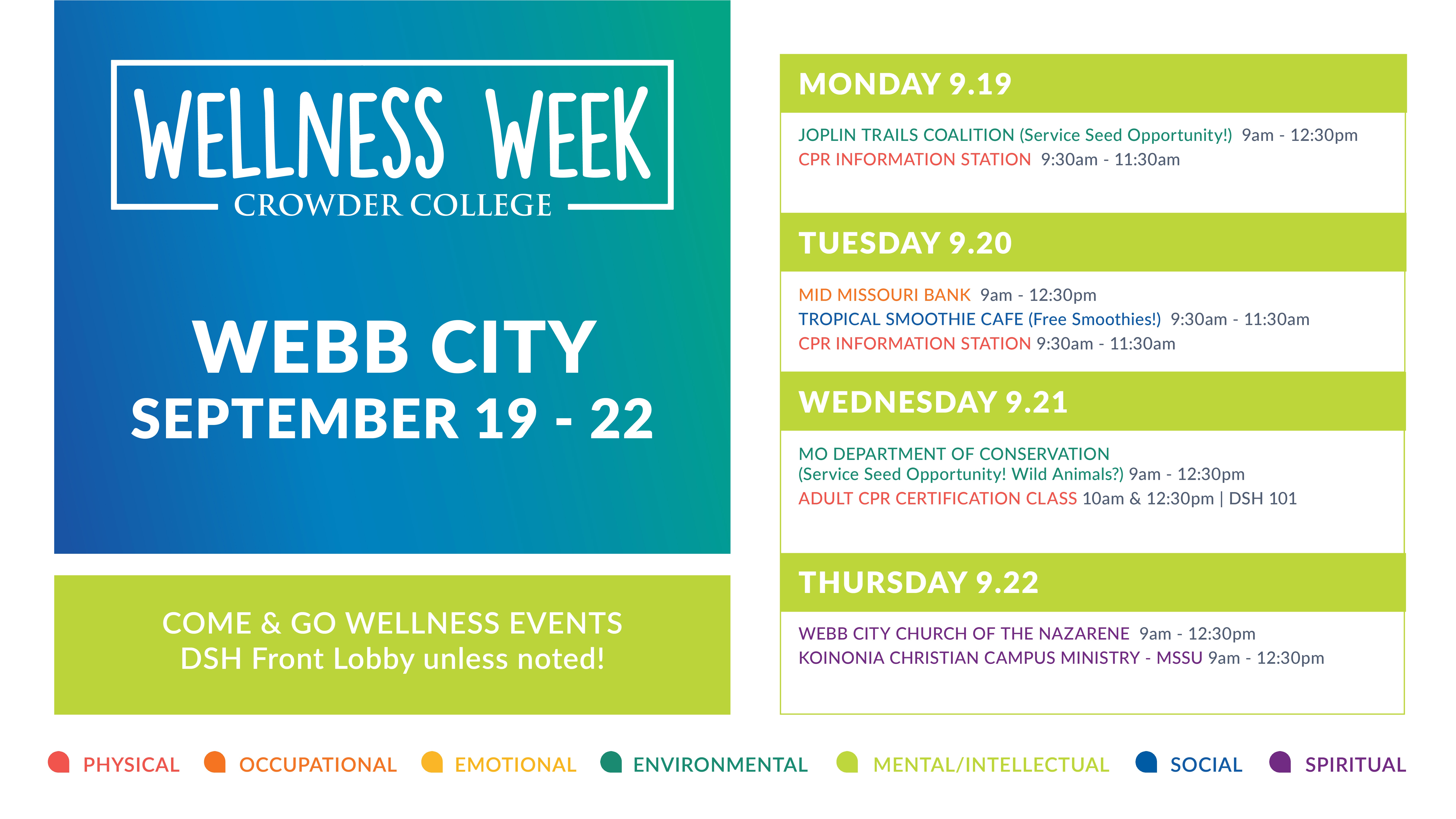 Webb City Wellness Week