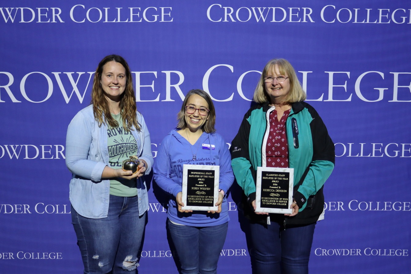 Crowder Announces Employee and Service Awards Crowder College