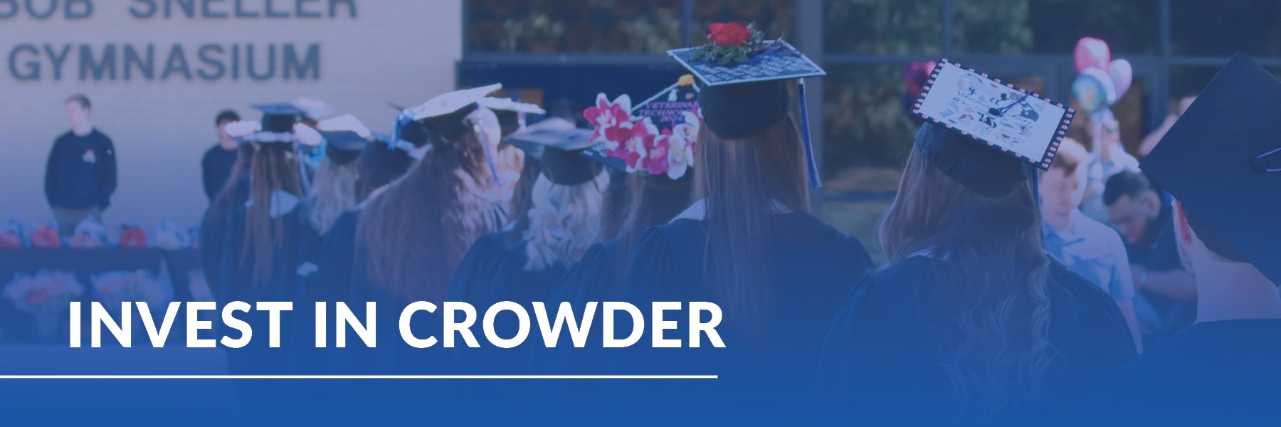 Ways to give, invest in Crowder